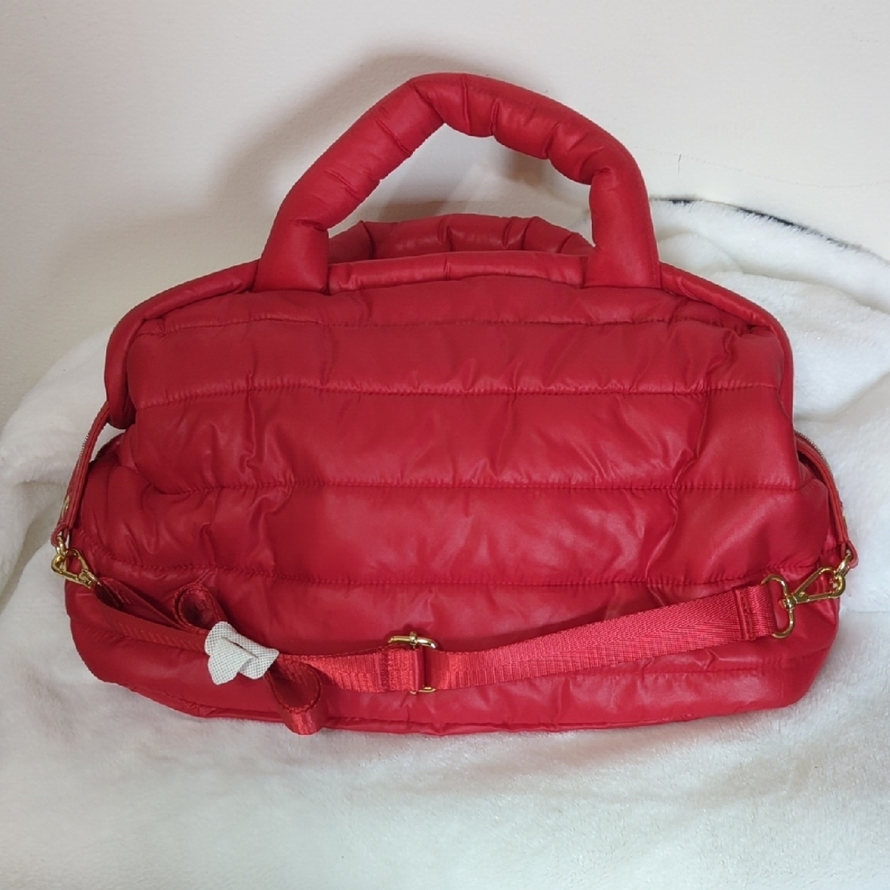 Red Quilted Women's Bag